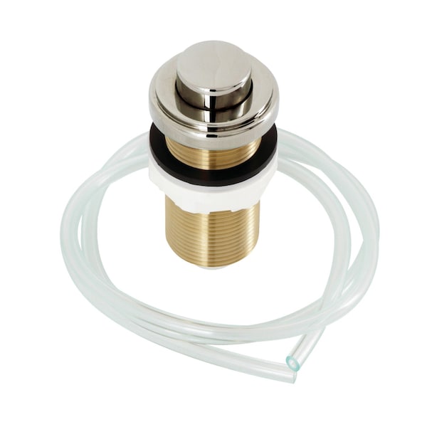Garbage Disposal Air Switch Button, Polished Nickel